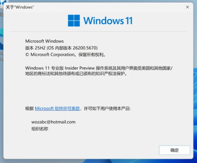 Windows 11（25H2）更多高级功能体验！内建 1Password