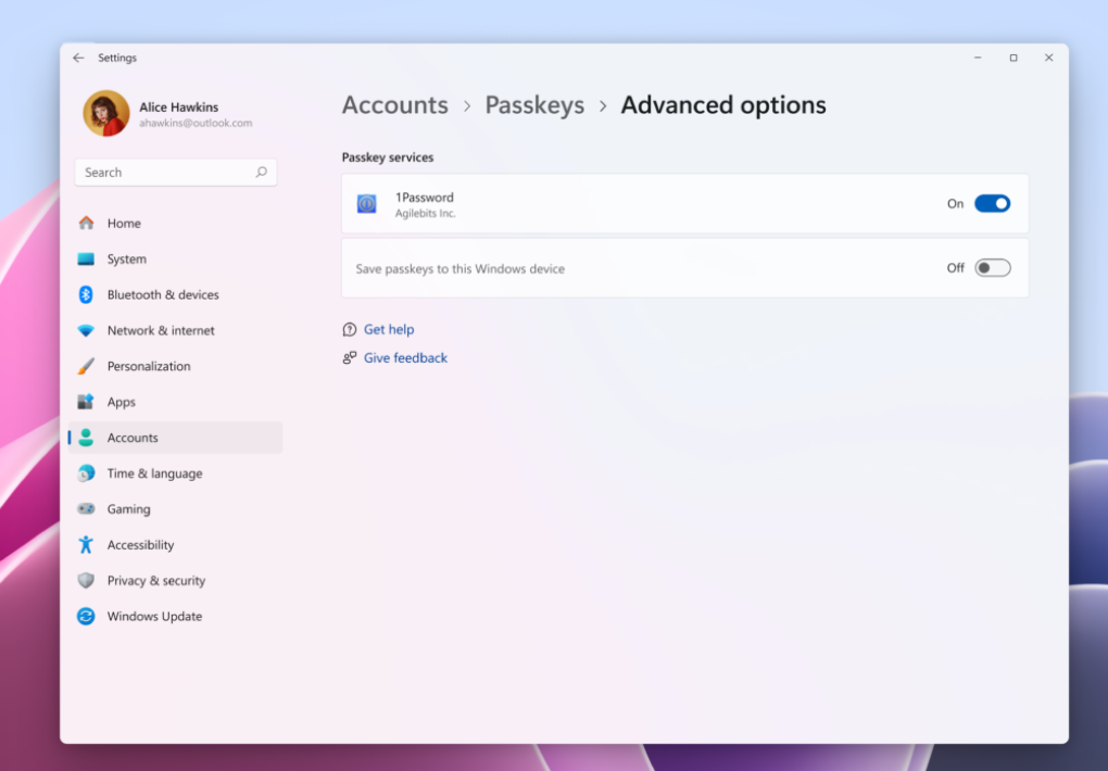 Windows 11（25H2）更多高级功能体验！内建 1Password