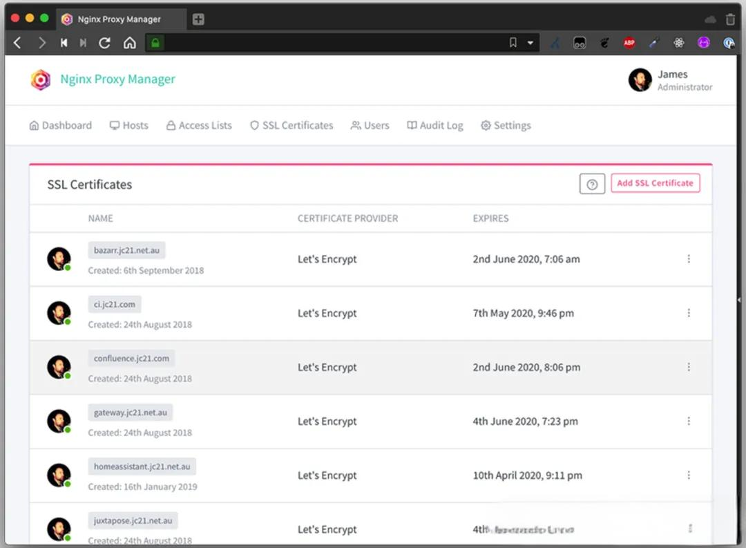 斩获27.2K星 !!! 再见付费证书 , SSL免费证书一键生成 ！绝了