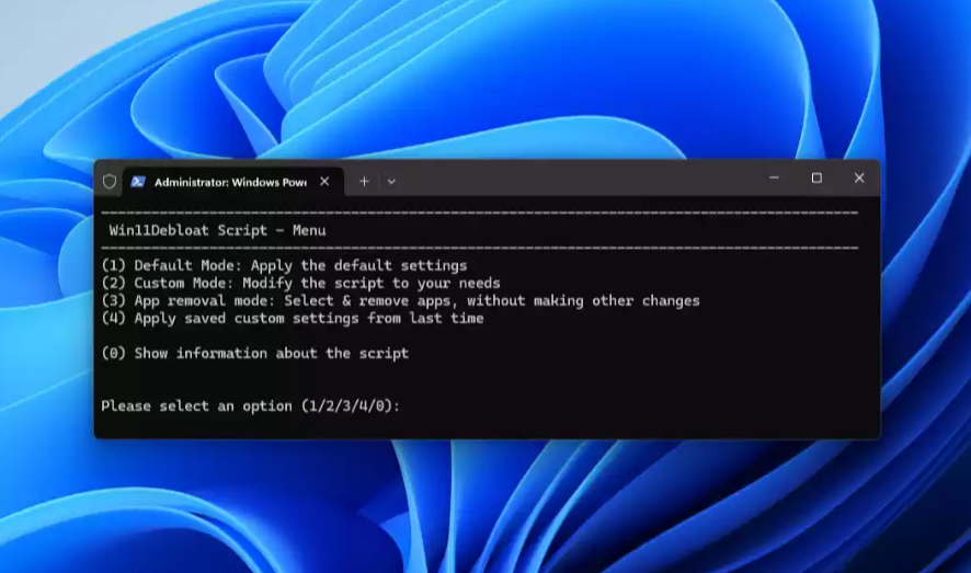 Win11Debloat:Windows 11 免费开源去臃肿脚本,一键删除预装软件 / 禁用广告 Win11Debloat:Windows 11 免费开源去臃肿脚本,一键删除预装软件 / 禁用广告