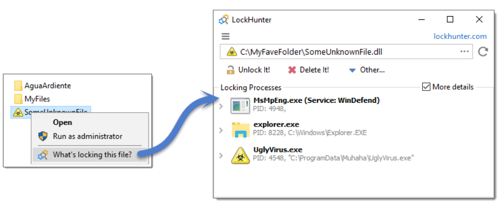LockHunter 文件锁解锁器:免费删除无法删除的文件 / 文件夹,误删可恢复(附使用教程) LockHunter 文件锁解锁器:免费删除无法删除的文件 / 文件夹,误删可恢复(附使用教程)