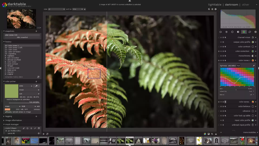 Darktable：免费开源的专业图片编辑软件，专注 RAW 格式后期处理，摄影党必备