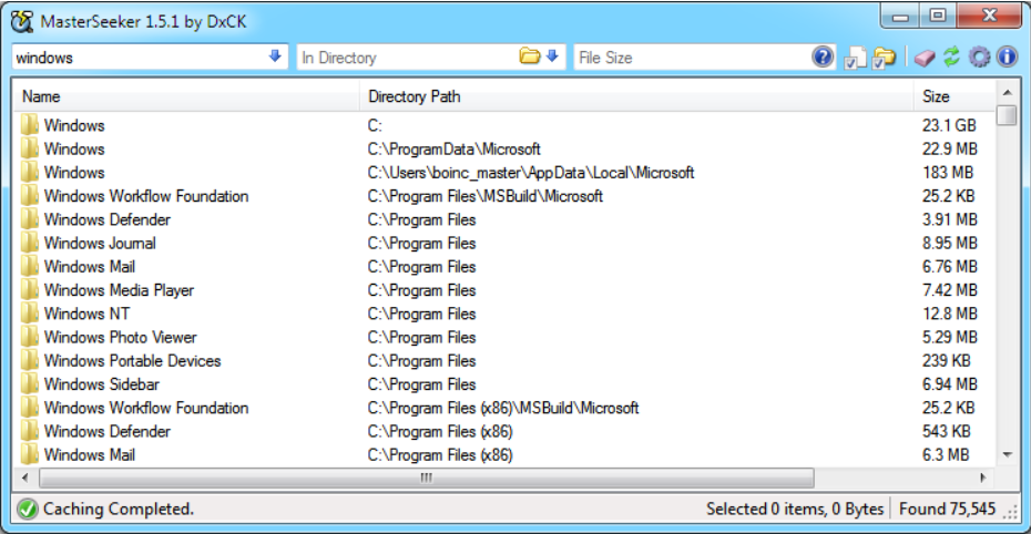 MasterSeeker 大文件搜索神器:一键找出电脑里的 “空间杀手”,清理 C 盘冗余文件超高效 MasterSeeker 大文件搜索神器:一键找出电脑里的 “空间杀手”,清理 C 盘冗余文件超高效