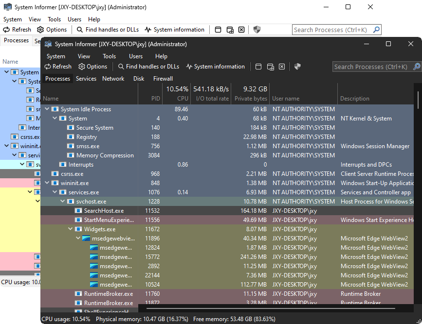 Process Hacker:Windows 增强版任务管理器,免费开源监控系统资源,轻松解决进程难题 Process Hacker:Windows 增强版任务管理器,免费开源监控系统资源,轻松解决进程难题