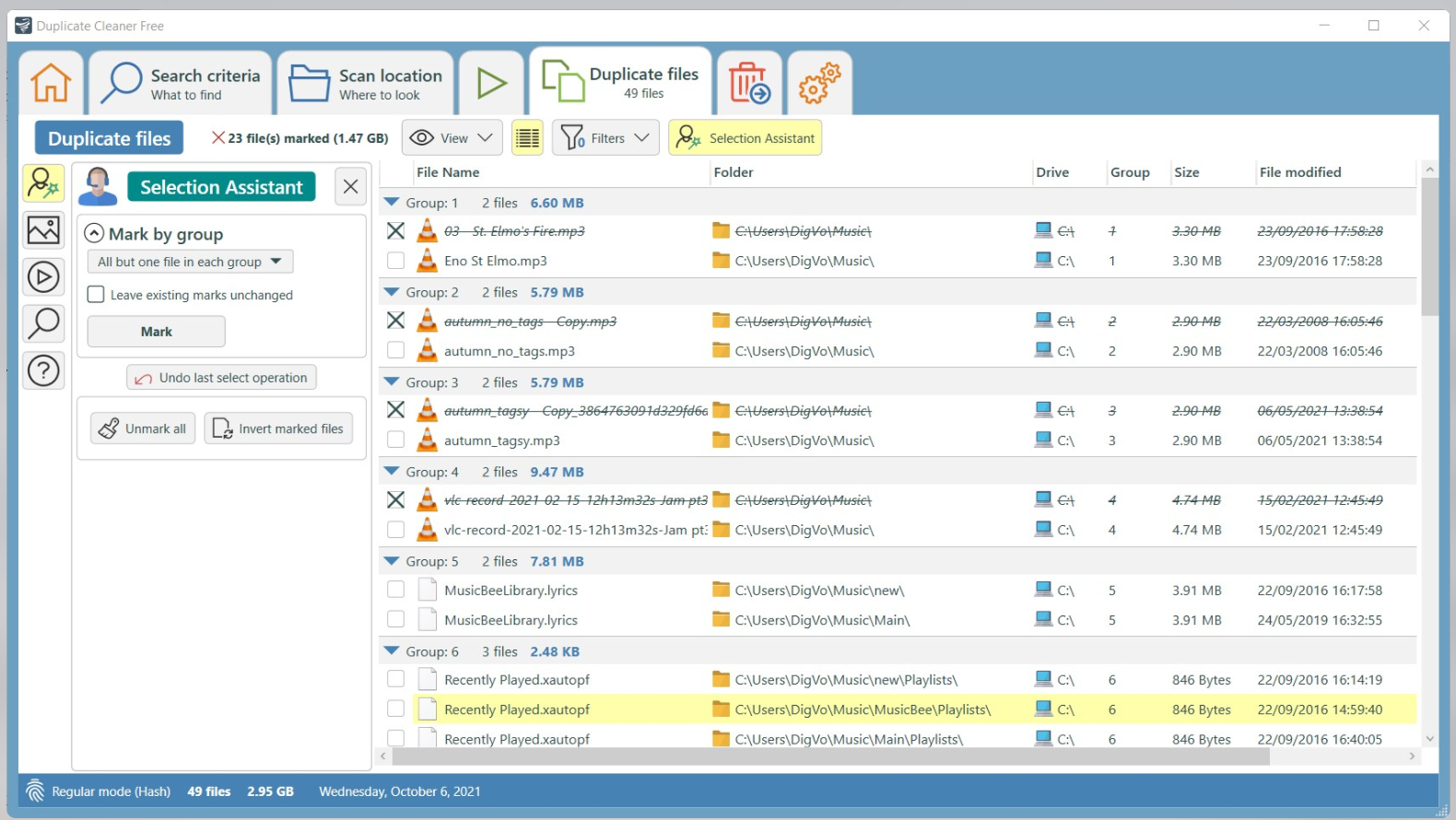 电脑文件重复占空间?用 Duplicate Cleaner 轻松去重!免费版搞定文档 / 图片 / 音乐重复文件,释放磁盘空间超简单 电脑文件重复占空间?用 Duplicate Cleaner 轻松去重!免费版搞定文档 / 图片 / 音乐重复文件,释放磁盘空间超简单