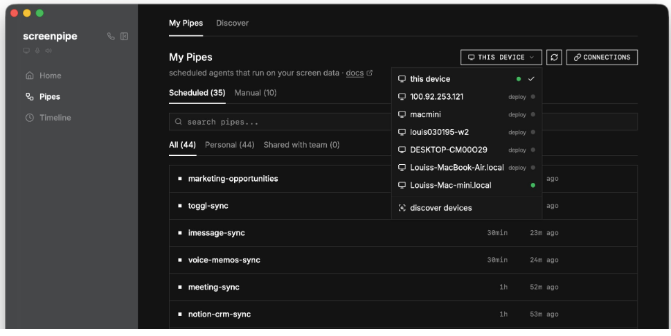记性太差？ScreenPipe“外置大脑”能救命！